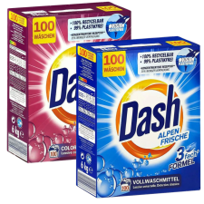 Dash Univerzális + Színes Mosópor 6+6 kg (100+100 mosás) tisztító- és takarítószer, higiénia
