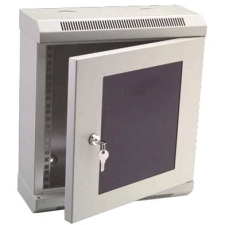 Datacom 10" 9U / 140mm, üvegajtós, szürke szerver