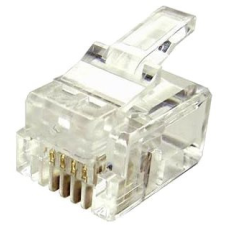 Datacom 10-pack, Datacom, RJ11, CAT3, UTP, 6p4c, nem árnyékolt, halmozott kábel és adapter