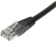 Datacom Adatátviteli, CAT6, UTP, 2m, fekete kábel és adapter