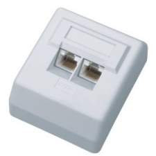 Datacom adatkábel dugalj UTP CAT6 süllyesztett 2455 kábel és adapter