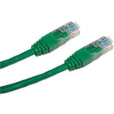 Datacom Adatkommunikációs CAT5E UTP 0,25 m zöld kábel és adapter