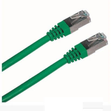 Datacom CAT5E FTP, 0.5m, zöld (15804) kábel és adapter