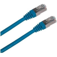 Datacom CAT5E FTP, 5m, kék kábel és adapter