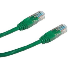 Datacom CAT5E UTP, 0.5m, zöld (1504) kábel és adapter