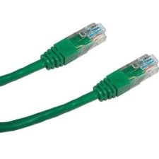 Datacom CAT5E UTP, 3 m, zöld kábel és adapter