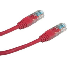 Datacom CAT5E UTP, 3m, piros (1532) kábel és adapter