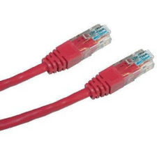 Datacom CAT6, UTP, 3m, piros (15932) kábel és adapter