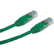 Datacom CAT6, UTP, 3m, zöld kábel és adapter