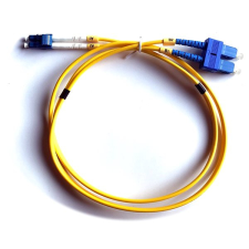 Datacom LC-SC duplex 09/125 SM 1 m kábel és adapter