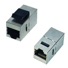 Datacom panel csatlakozók STP CAT5e 2xRJ45 (8P8C) közvetlen kábel és adapter