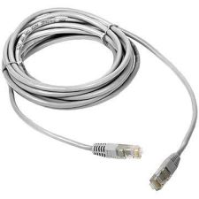 Datacom Patch kábel CAT5E UTP 0,25 m fehér kábel és adapter
