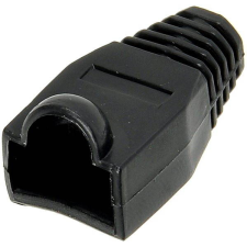 Datacom RJ45 törésgátló, OEM, műanyag, fekete, 10-pack kábel és adapter