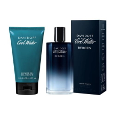 Davidoff Cool Water Reborn szett eau de toilette 125 ml + tusfürdő 150 ml férfiaknak kozmetikai ajándékcsomag