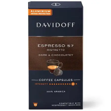 Davidoff Kávékapszula, Nespresso® kompatibilis, 10 db, DAVIDOFF "Espresso 57" kávé