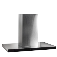  DAVOLINE 801012121 Davoline - Páraelszívó SQUARE sziget 90 cm fekete üveg előlappal páraelszívó