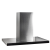 Davoline - Páraelszívó SQUARE sziget 90 cm fekete üveg előlappal