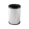 DAY-CO METAL Fedél nélküli, rozsdamentes acél szemetes kuka, 20 liter, 27,5x42cm, fényes 430SS 4db/karton