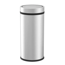 Dayco rozsdamentes acél billenőfedeles szemetes 12L szemetes