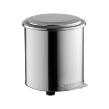 Dayco rozsdamentes acél gurulós ipari pedálos szemetes 40L szemetes