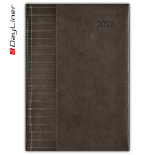 DAYLINER Határidőnapló Tucson B5 heti fehér lapokkal Fekete Dayliner 2023. határidőnapló