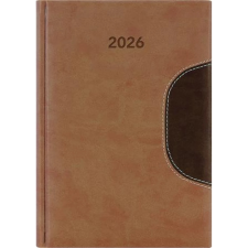 DAYLINER Memphis Naptár tervező B5 heti 2026 barna-csokoládé határidőnapló