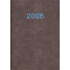 DAYLINER Naptár, tervező, A5, heti, DAYLINER Animal, Grizzly-szürkésbarna (NANA5HGU) határidőnapló