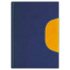 DAYLINER Naptár, tervező, A5, napi, DAYLINER  "Memphis", kék-sárga