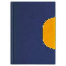DAYLINER Naptár, tervező, A5, napi, DAYLINER  "Memphis", kék-sárga határidőnapló