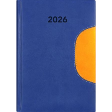 DAYLINER Naptár, tervező, A5, napi, DAYLINER Memphis, kék-sárga (NMA5KSU) határidőnapló