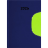DAYLINER Naptár, tervező, A5, napi, DAYLINER Memphis, kék-zöld (NMA5KZU)