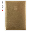 DAYLINER Naptár, tervező, A5, napi, DAYLINER, "Mirror", arany