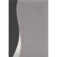 DAYLINER Naptár, tervező, a5, napi, dayliner, "dubai", fekete-szürke határidőnapló