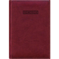 DAYLINER Naptár, tervező, A5, napi, DAYLINER, Sherwood, barnásvörös (NSA5BVU) határidőnapló