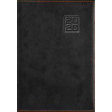 DAYLINER Naptár, tervező, B6, heti, DAYLINER Square, fekete (NSQB6FKU) határidőnapló