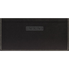 DAYLINER Zsebnaptár, fekvő elrendezésű, DAYLINER, Sherwood, fekete (NSZSFKU) naptár, kalendárium