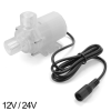 DC 12V 10W 480 l/h ultra halk keringető szivattyú, pumpa 1/2" nyomásálló szolár rendszerhez is 110 °C kenőszivattyú keringető hűtőszivattyú TE648