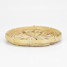 DC Bambusz tál lapos 20cm dekorációs kellék