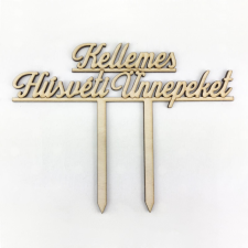 DC Beszúrós fa felirat "Kellemes húsvéti ünnepeket" 13,5cm x 17cm dekorációs kellék