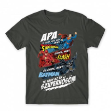 DC Comics Apa, Te vagy az én szuperhősöm - DC Comics hősök - férfi rövid ujjú póló