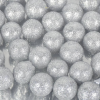 DC Csillámos polisztirol golyó 1,5cm ezüst