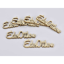 DC Édes Otthon felirat natúr 10cm 6db/csomag dekorációs kellék