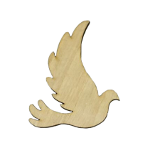 DC Fa figura - Galamb 7,5cm x 9cm dekorációs kellék