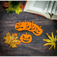 DC Fa halloween tökök vegyesen 5cm narancs 5db/cs. dekorációs kellék