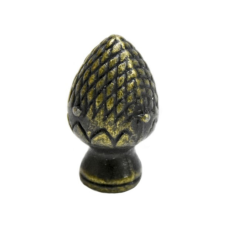 DC Fém bútorgomb makk nagy 2,4cm x 1,2cm dekorációs kellék