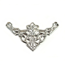 DC Fém sarokdísz ezüst színű 3,6cm x 3,6cm dekorációs kellék