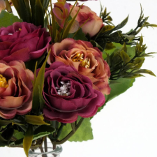 DC Fodros begónia csokor mályva 31 cm dekorációs kellék