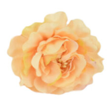 DC Fodros virágfej barack 4cm dekorációs kellék