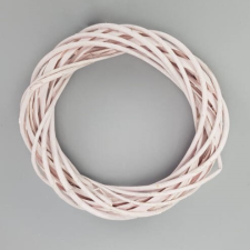 DC Vesszőkoszorú pasztell rózsa 20cm dekorációs kellék