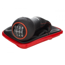 DCR VW Bora 98-05 sebességváltó gomb + PIROS KERETES 6 SEBESSÉGES 12MM autóalkatrész